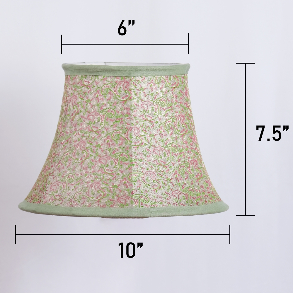 Brocade Bell Lampshade
